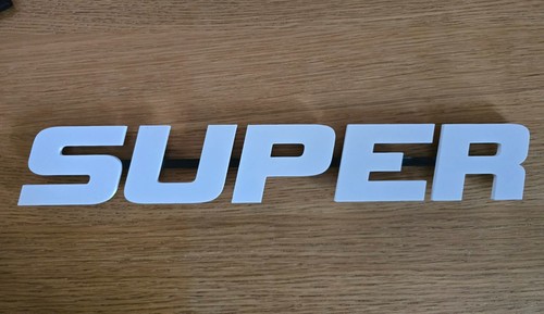 Scania super grille badge - super,