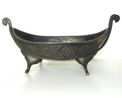 Antique chinese bronze - chinese, boat