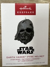 2025 Hallmark Limited Edition Keepsake Ornament Darth Vader Pyre Helmet NIB