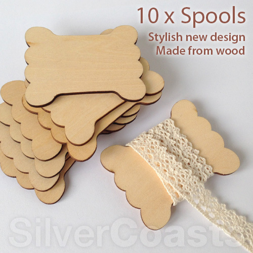 Spools wooden flat blank - 10,