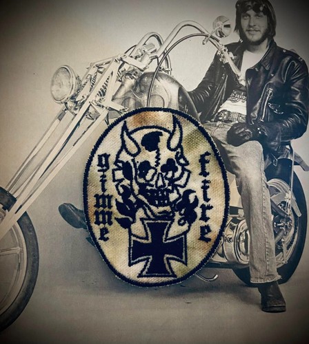 Iron cross patch vintage biker - iron,
