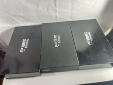 3 Assorted Superdoll Sybarite Coal Cushioned Doll Box and Stand - Empty #GL17