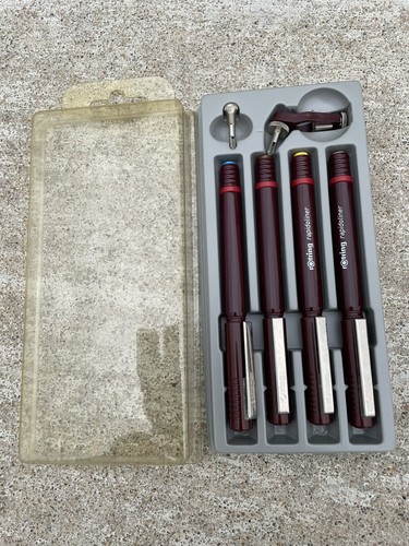 Rapidograph pens refillable - rapidograph,