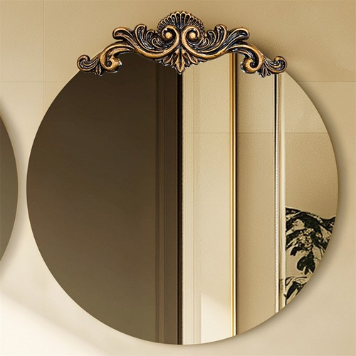 Large round wall mirror chic - round,