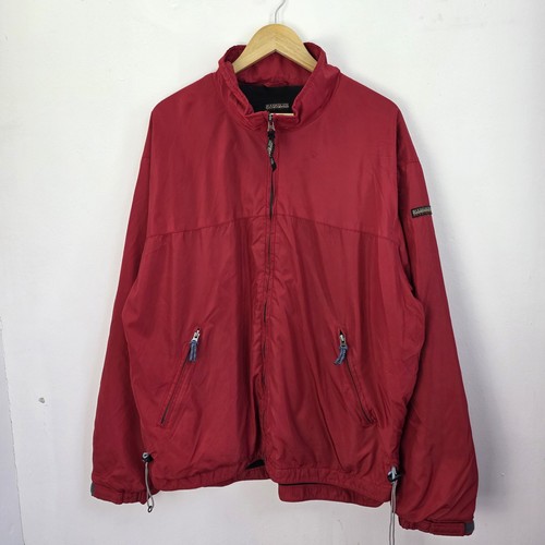 Napapijri jacket mens - xl, red