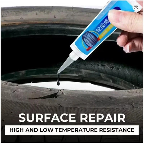 Tire repair black glue liquid - glue,