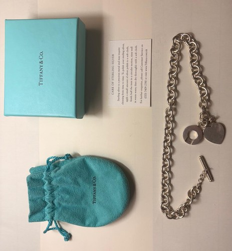 Tiffany silver heart tag - co.,