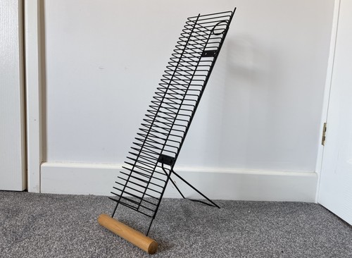 Metal tower rack black - cd,
