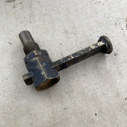 Vintage motorcycle brass fuel - brass,