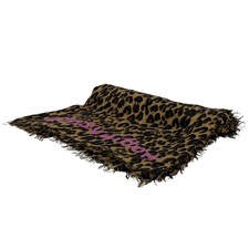 Auth LOUIS VUITTON Etole Leopard M72215 Maroon Unconfirmed Scarf