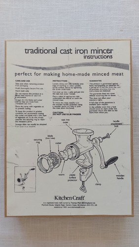 Hand operated cast - cast, manual