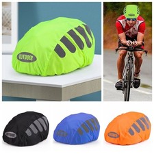 Reflective Strip Bike Helmet Rain Cover Helmet Protection Cover  Cycling Safety
