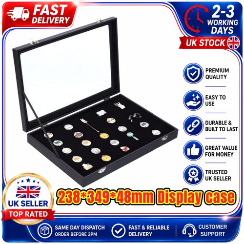 Pin display case orderly - case,