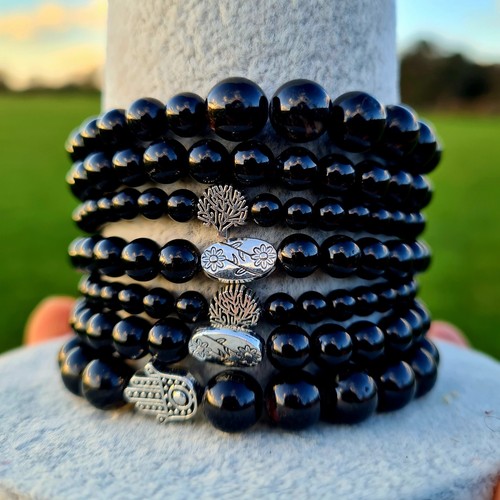 Black tourmaline crystal - black tourmaline,