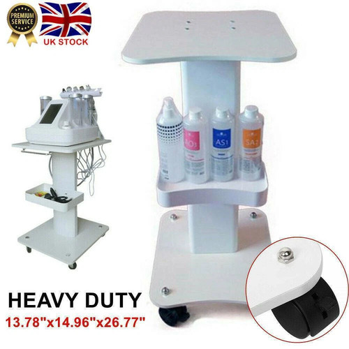 White beauty salon trolley - white,