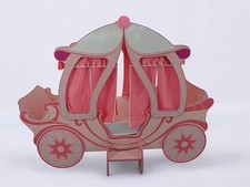 Pink Pumpkin Carriage Bed for
