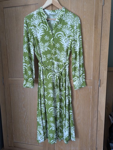 Zara green white floral - &, midi