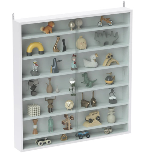 Tier wall display cabinet - cabinet, w/