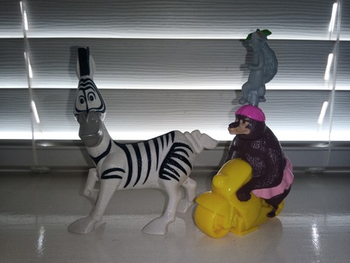 Madagascar mcdonald toys - madagascar, mcdonald's