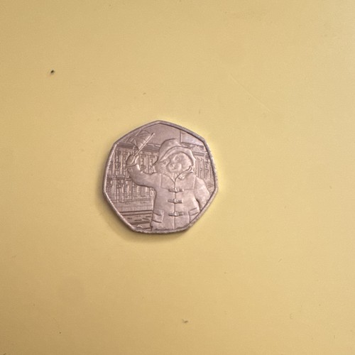 50p paddington bear design - paddington,