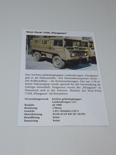 Steyr puch 710m pinzgauer - pinzgauer,