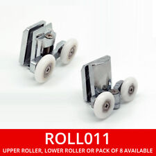 Double Wheel Shower Door Roller | 20, 23 or 25mm Runners | Upper or Lower | 011