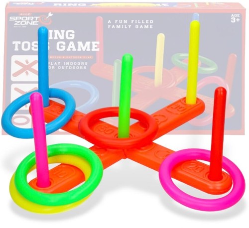 Plastic garden quoits - game, 5