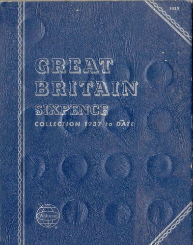 Sixpence whitman coin folders - sixpence,