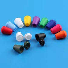5-10Pcs DIY Cord Ends Bell Stoppers With Lid Lock Plastic Ends Cap Toggle Clips