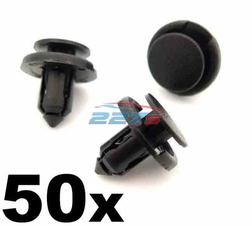 50x 8mm plastic - 8mm, bumper