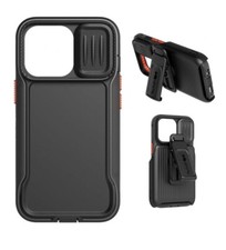 Tech21 Builders Phone Case for iPhone 13 Pro (6.1") Rugged Cover With Belt Clip