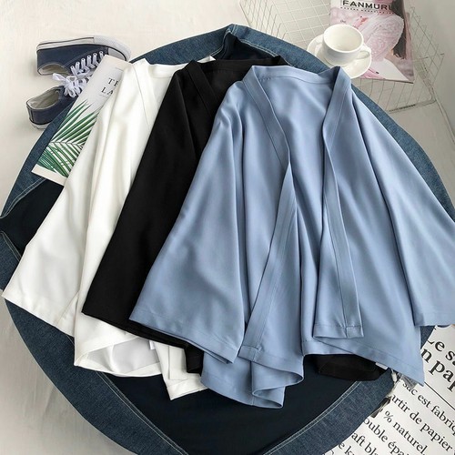 Women plain kimono jacket - women,