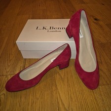 L. K. Bennett London Red Suede