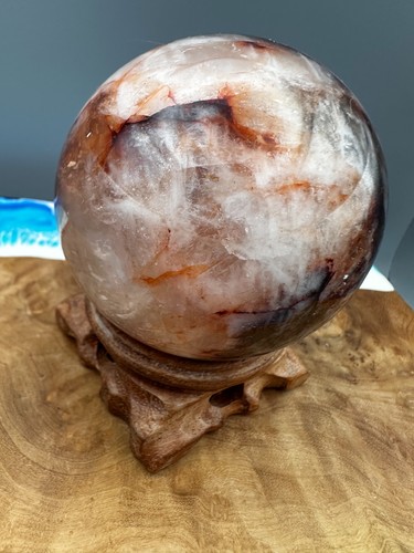 Crystal sphere fire quartz - sphere,
