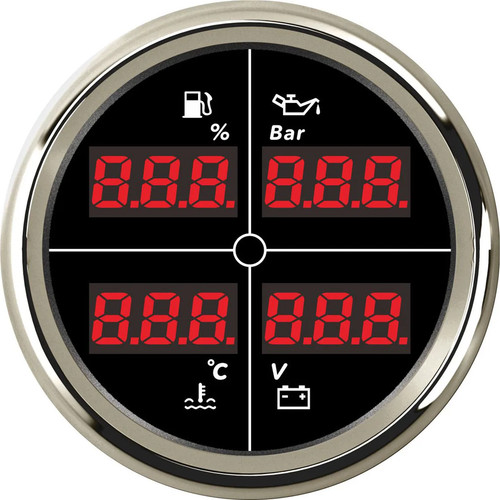 52mm 4in1 gauge - fuel, level