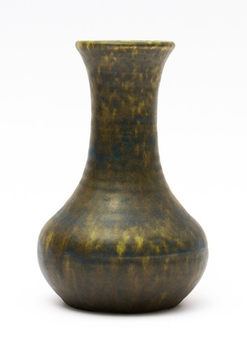 Ruskin pottery dark - pottery, blue