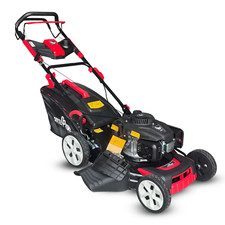 Crytec Self Propelled Petrol Lawn Mower 21 Inch Capacity 53cm Deck 196cc 60L Bag
