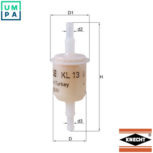 Fuel filter for skoda - fuel,