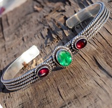Russian Diopside & Red Garnet
