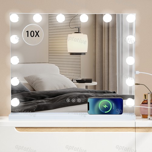 Vanity make mirror with led - make,