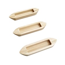 3x Wooden Boat DIY Projects Nautical Fishing Canoe for Bathroom Office Home