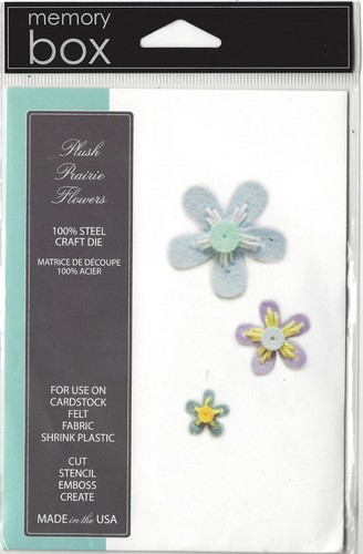 Plush prairie flower buttons - prairie,