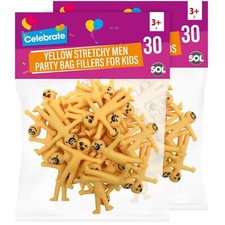 60 Yellow Stretchy Men Smiley