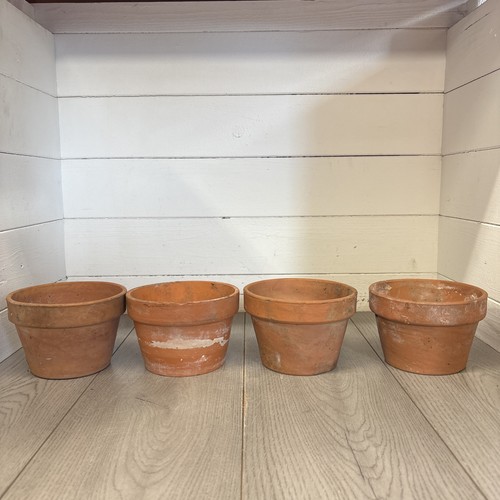 Vintage terracotta pots - 4,
