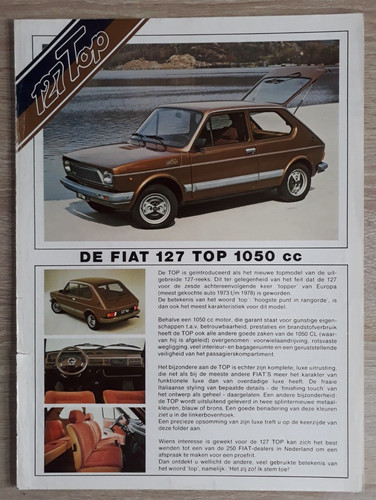 Fiat 127 top brochure - 127, /