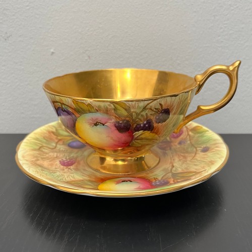 Aynsley orchard fruit gold tea - orchard,