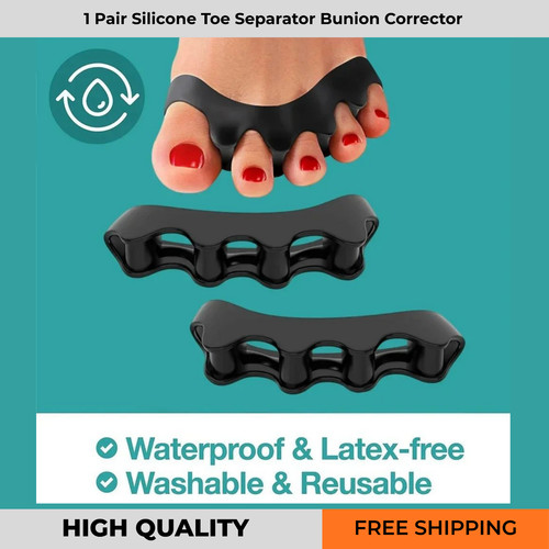 2pcs silicone toe - silicone,