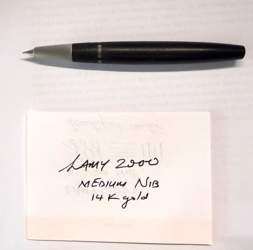 Lamy 2000 fountain - fountain, pen