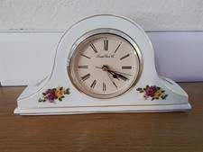 London Clock Co Napoleon Hat Quartz Clock With Country Roses Design