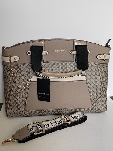 River island brown panelled - river,